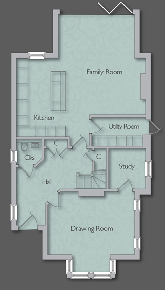 Fairlawn, Warren Road - No 4 Ground floor