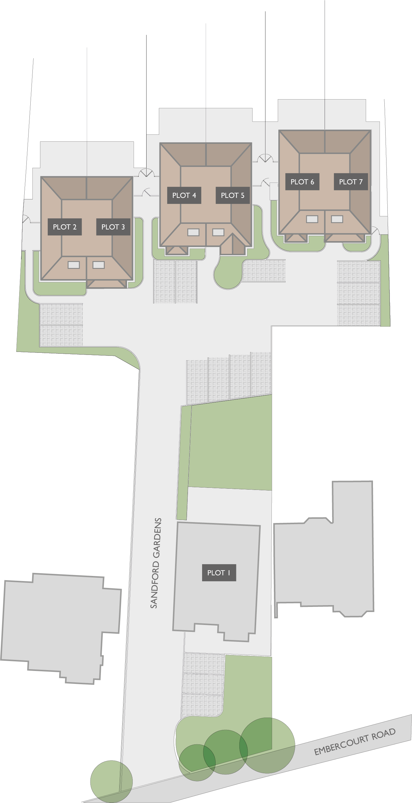 Sandford Gardens - Site Plan